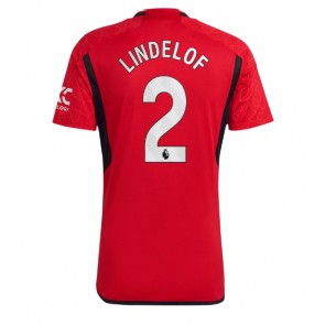 Manchester United Victor Lindelof #2 Hemmatröja 2023-24 Kortärmad